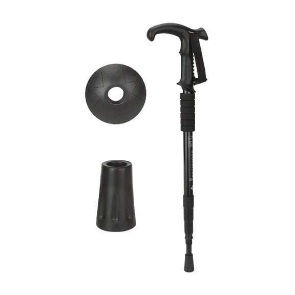 Adjustable Trekking Pole, Durable Aluminum with Straight Handle for Hiking & Climbing