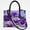 4113, variant on Touch Of Spring Pink- Purple Pansy Flowers Cross Body Bags For Women Small Leather Female Handbags Fashion Top-Handle Totes