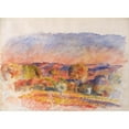 thumbnail image 3 of Pierre-Auguste Renoir 14x11 Black Modern Framed Museum Art Print Titled - Landscape (1889), 3 of 5