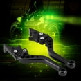 thumbnail image 1 of Rdeghly 1Pair Motorcycle Scooter CNC Aluminum Modification Double Disc Brake Lever, 1 of 8