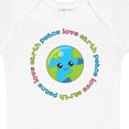 thumbnail image 4 of Inktastic Peace Love Earth Boys or Girls Baby Bodysuit, 4 of 5