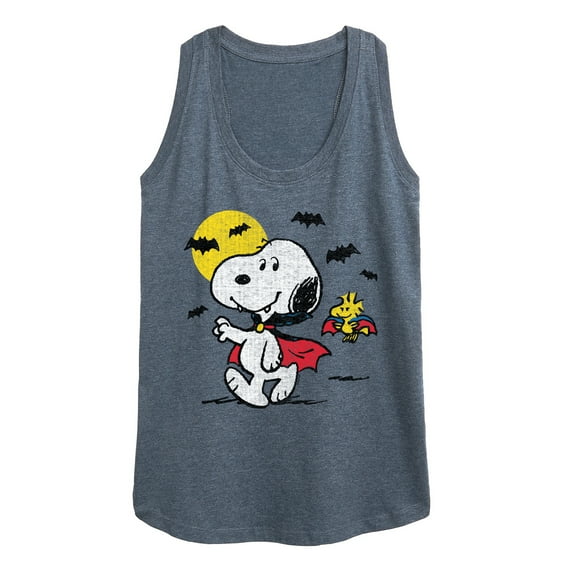 Peanuts - Vampire Snoopy Woodstock - Women's Racerback Tank Top