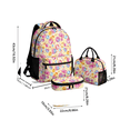 thumbnail image 2 of 3‑Pcs Colorful Bubbles School Backpack Set, Roomy Multi‑Compartment Bookbag, Complete with Lunch Box and Pencil Pouch for Student Travel, 2 of 5