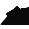 thumbnail image 4 of Suéter de cuello alto de manga larga slim fit para hombre Poriff, negro, 4 of 4