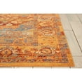 thumbnail image 5 of Nourison Cambria Blue/Russet Area Rug, 5 of 5