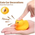 thumbnail image 3 of Paquete de 3 adornos de pato amarillo para coche, adornos para salpicadero de coche, para decoración de coche, oficina, habitación, 3 of 5