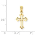 thumbnail image 2 of Beautiful 10k Small CZ Cross Pendant, 2 of 2