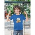 thumbnail image 2 of Unicorn Donut And Pumpkin T-Shirt Juniors -Image by Shutterstock,  x-Small, 2 of 4