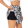 thumbnail image 3 of Lsque Graduation Hats Printed Women's Running Shorts with Liner Pockets,Elastic Quick Dry Workout Athletic Gym Yoga Shorts,Womens High Waist Shorts-Medium, 3 of 9