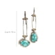 thumbnail image 3 of Xihbxyly Ofertas del Prime Day Pendientes asimétricos en separación de color natural en turquesa, 3 of 7