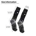 thumbnail image 2 of Logiee Futuristic Moonlit Cityscape Print Gift Stocking Stuffers,Adult Stockings,Novelty Socks,Funny Socks Birthday Running Walking Sleeping, 2 of 6