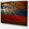 thumbnail image 2 of Design Art - Beaux Champs de Fleurs Entourés, 2 of 3