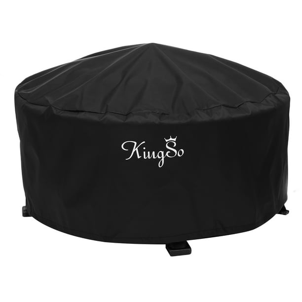 Kingso Fire Pit Cover 36 Inch Round, 36 Inch Square Fire Pit Cover