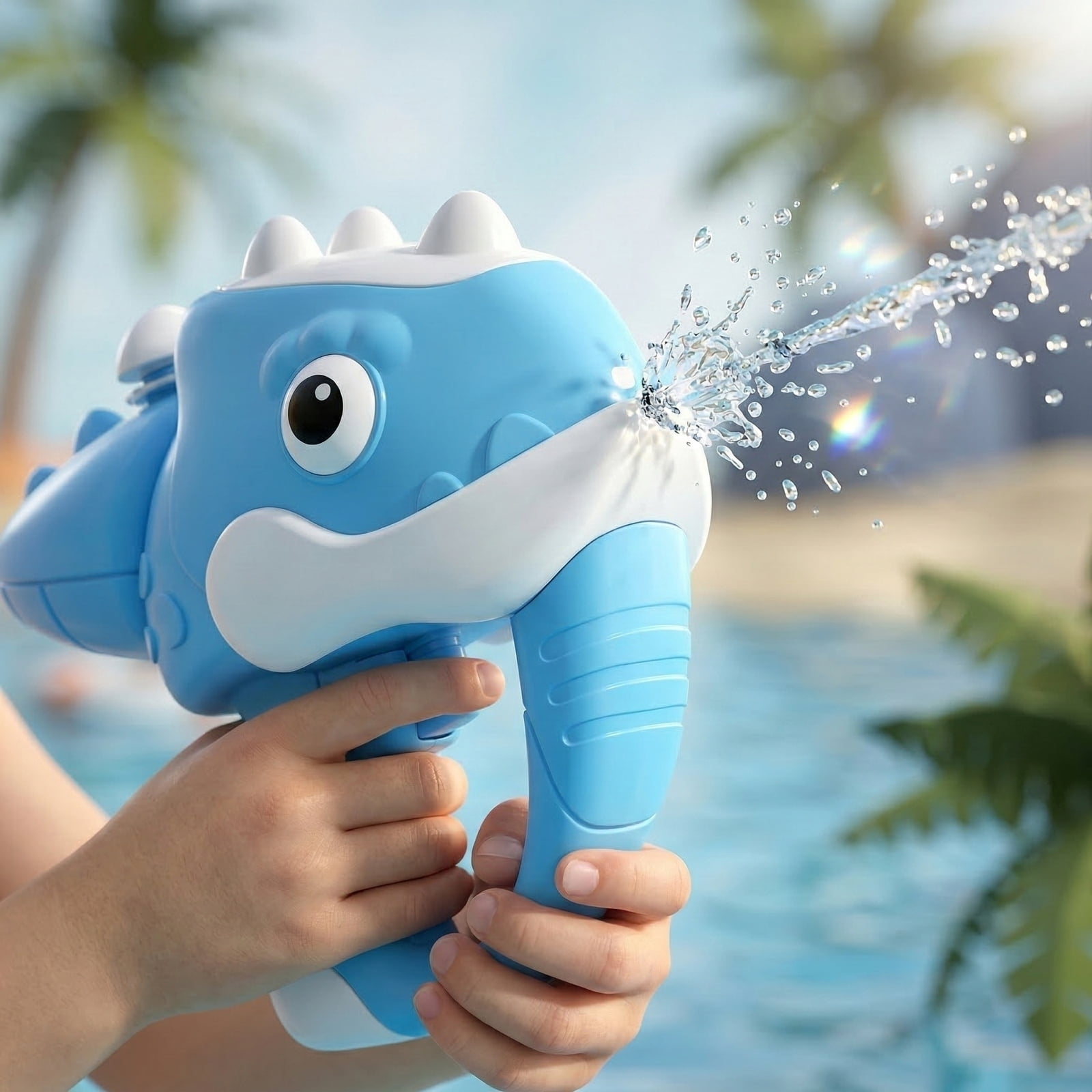 Small Water Gun, Dinosaur Toys, Outdoor Water Toys, 6X3 In, Yellow, Water Fun for Student Outdoor, Outdoor, 1 Pc