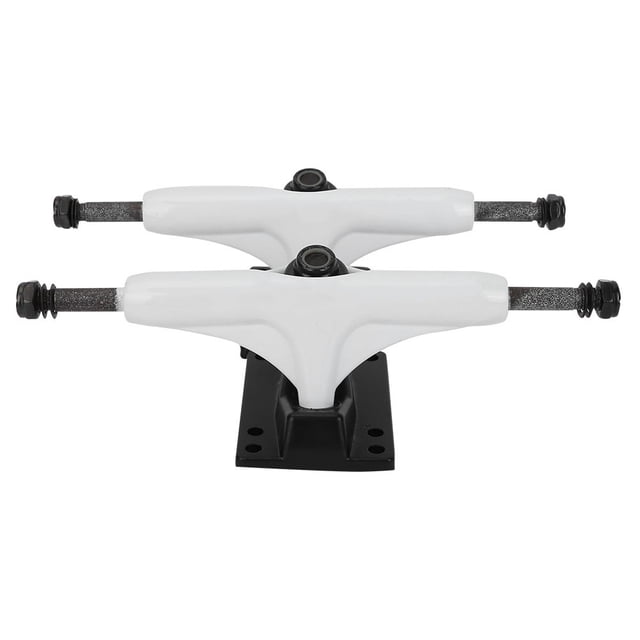 2 uds 5 pulgadas aleación de aluminio y magnesio puente profesional patín soporte blanco