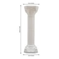 thumbnail image 2 of 10.63" x 34.65" White Plastic Stripes Roman Pillars Plant Stand (4 Count), 2 of 8