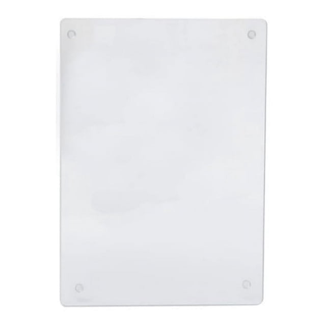 Tabla de cortar acrílica para acampar al aire libre, bandeja pequeña transparente para encimera, resistente a los arañazos y al calor, 40 x 30 x 0,3 cm