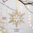 thumbnail image 3 of Car Hanging Decorations Cute Flocked Lambs Ear Garland Christmas Transparent String for Christmas String Beads Beads Curtains Christmas Snowflake Christmas Tree Snowflake Acrylic Transparent, 3 of 4