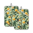 thumbnail image 7 of Yayeee Pot Holders Kitchen Heat Resistant with Pocket 7"x9.8" Cotton Oven Cooking Hot Pads, Orange Tree, 7 of 7