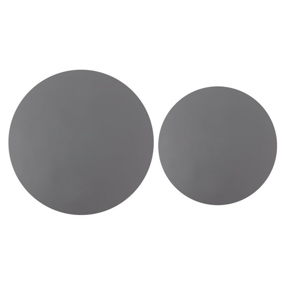 2 Pcs Round Microwave Mat Tableware Pad Kitchen Tool Protector Placemats Anti-slip Pot Household Cutlery Silicone