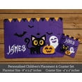 thumbnail image 2 of Printtoo Kids Placemat & Coaster Set Personalized Gift Kids,Birthday Christmas Gifts For Boys,Halloween-8x11.5 Inch, 2 of 5