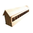 thumbnail image 3 of Alimentán de paloma de madera, alimento para pollo, menos desechos de concha de alimentación de pájaros, tazón de aves de corral para palomas de jardí 80x11x7cm, 3 of 9