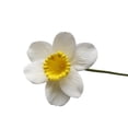thumbnail image 2 of Monstrate 12 unidades/juego de flores decorativas, accesorio artístico exquisito para una impresionante visualización tridimensional Flores artificiales Corazón amarillo blanco, 2 of 6
