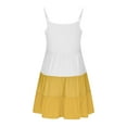 thumbnail image 5 of KyCheLot Girls Palywear Dresses Casual Color Block Straps Flowy Sleeveless Summer Sundress 4-14 Years, 5 of 7