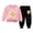 Pink Stylish toddler girl sweatsuit, variant on 7 Year Old Girl Clothes Toddler Girl Sets Girls Athletic 2 Piece Flower graphic Pullover Sweatshirts & Joggers Set Sweatsuit Set Soft Performance Activewear