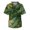 Army Green, variant on Wutalume Men's Casual Short Sleeve V-Neck Shirt, Christmas Print with Front Pocket, Lightweight Workwear Top for Carers, Nurses and Daily Wear,Army Green L