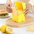 thumbnail image 2 of Distributeur de Fromage en Plastique ABS Organisateur de Cuisine Boîte à Fromage à Couvercle Rabattable Réfrigérateur Refroidisseur de Tranches de Fromage A1, 2 of 6
