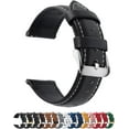 thumbnail image 1 of Correa de Cuero Reloj para Mujer y Hombre de liberación rápida, Reloj Serie Axus Correa de Repuesto de Piel de Becerro auténtica con Cierre metálico de Acero Inoxidable de 22 mm, 1 of 5