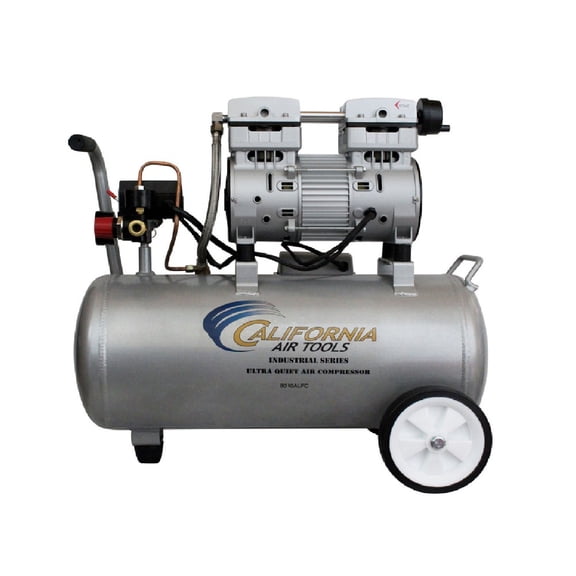 8 Gallon 1 HP Ultra Quiet and Oil-Free Aluminum Tank Air Compressor