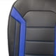 thumbnail image 4 of Cojines de Asiento de Coche de Piel sintética Negra Compatible con Bolsa de Aire, 4 of 9