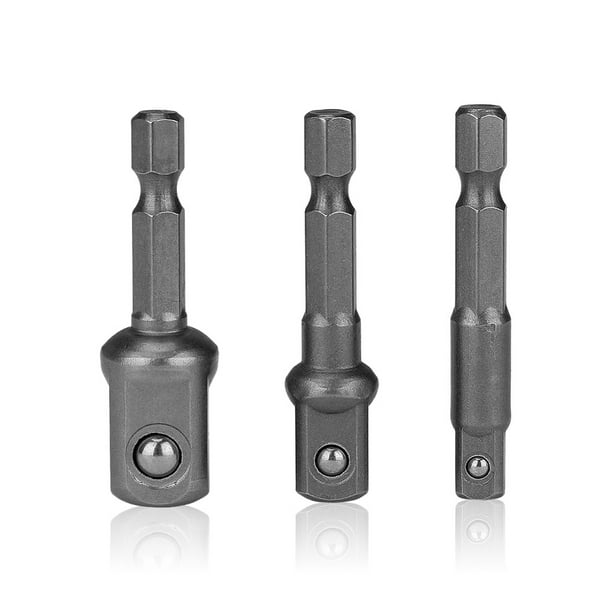 wolftale 3 Pieces Drill Bit Extension Bars Electric Socket Sleeve ...