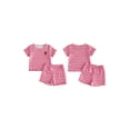 thumbnail image 2 of Cenuakty Baby3M 6M 12M 18M 24M 2T 3T Girl 2Pcs Summer Outfits Short Sleeve Fruit Embroidery Tops and Shorts Set Toddler Spring Clothes, 2 of 9
