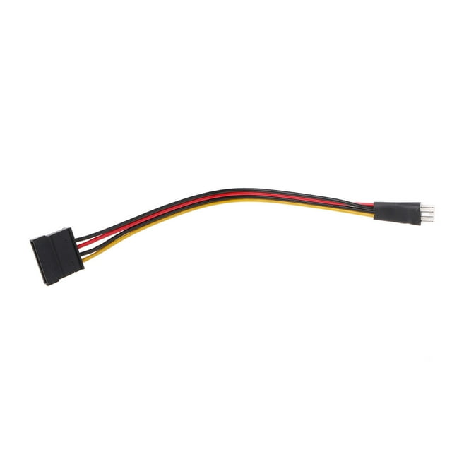 4Pin Floppy Drive FDD To Sata 15Pin Male Power Adapter Cable 4P Floppy