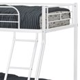 thumbnail image 3 of Furniture of America Brouse Kids White Twin Over Full Bunk Bed, 3 of 6