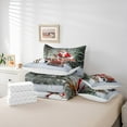 thumbnail image 6 of jejeloiu Christmas Father Christmas Bedding Comforter Set 7-Piece,Xmas Reindeer Gifts King Bedding Sets,Western Santa Claus Bed Sheets For Children,Microfiber Bedroom Decor Reversible, 6 of 8