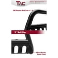 thumbnail image 4 of TAC 3" Bull Bar Black Compatible with 2017-2023 Honda Ridgeline Pickup Truck Front Brush Bumper Guard Grille Guard Push Guard SUV Off Road Automotive Exterior Accessories, 4 of 6