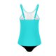 thumbnail image 5 of Traje de baño sólido sin mangas de moda para mujer, traje de baño push-up acolchado, conjuntos de blusa de traje de baño, traje de baño de poliéster para mujer, 5 of 6