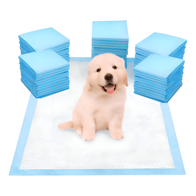 100 pañales tapete entrenador para perro almohadillas 33x45cm Malubero Azul