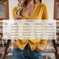 thumbnail image 3 of Vivianyo HD V Neck Cardigan Sweaters for Women, Long Sleeve Button Down Fall Sweaters for Women, Size XS-XL, 3 of 7