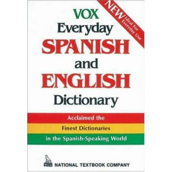 Pre-Owned Vox Everyday Spanish and English Dictionary (Spanish Edition) (Paperback) 0844279838 9780844279831