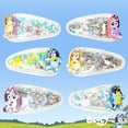 thumbnail image 3 of LUV HER Bluey Hair Accessories For Girls, 6pc Cute Hair Clips with Favorite Bluey Character Charms, Magical Confetti Hair Clips, Ages 3+, 3 of 3