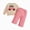 A130-Red, variant on NIEWTR 12-18 Months Toddler Girls Girls Clothes Fall Winter Outfit Sets, Baby Girls Girl Long Sleeve Crewneck Prints Elastic Waist 6M 1T 2T 3T 4T 5T 2 Piece Tops And Pants A130-Yellow