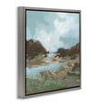 thumbnail image 4 of Stupell Industries Traditional River Bend Landscape & Nature Painting Gray Floater Framed Canvas Art Print Wall Art, 25 x 25, 4 of 10