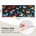 thumbnail image 5 of Black Blue Yellow Butterfly Pattern Kitchen Rug Mat,Kitchen Runner Rugs Non Skid Washable,Decorative Kitchen Floor Mats for Kitchen,Sink,Laundry,17"X47", 5 of 5