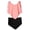 Pink1; Swimsuit Sets, variant on Stylish Bikini for Girls Summer Solid Color Two Piece Swimwear Beach Sports Outfit Comfortable Swim Black1 11 Years-12 Years
