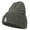 Dk Grey, variant on Maltese Embroidered Long Beanie - Black OSFM